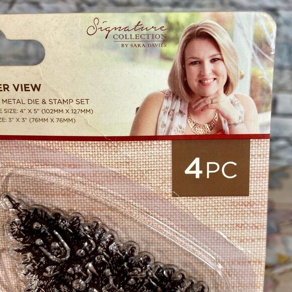 Crafters Companion Embossing Folder Metal Die Stamp Set A Winters Tale NWOT - Picture 4 of 6